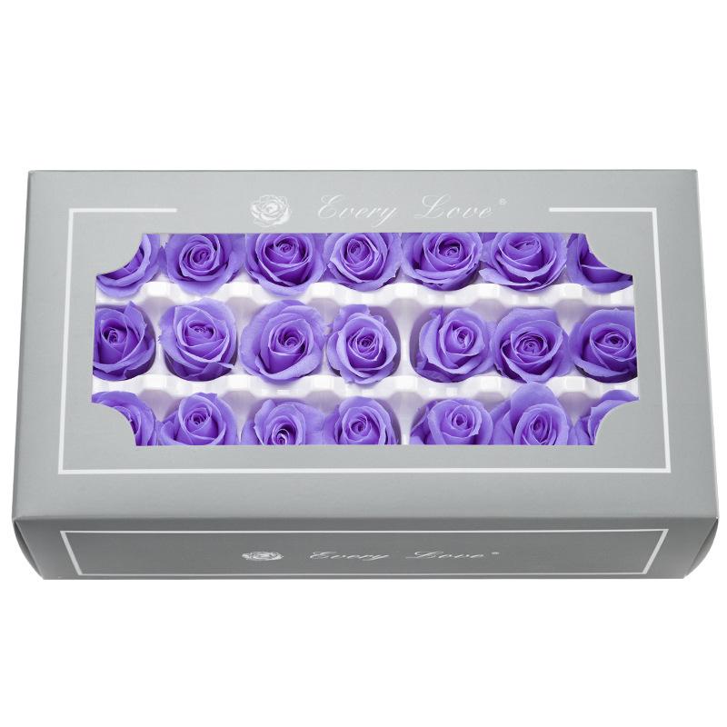 Hoa hồng vĩnh cửu 2–3cm 21 bông DIY bó hoa quà tặng hoa khô (HK-2)