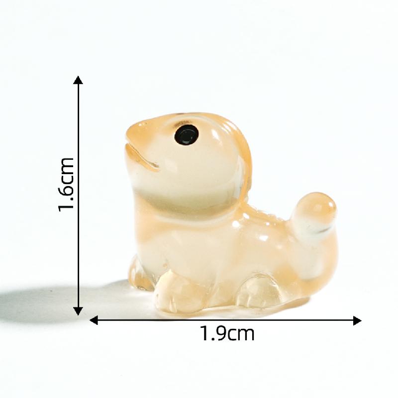 Tiểu cảnh tắc kè nhỏ phát sáng DIY, phụ kiện tiểu cảnh mini resin garden treo bàn đáng yêu cute (ZC-1436)