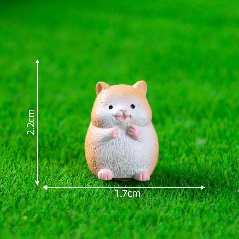 Tiểu cảnh động vật rừng: cú, búp bê DIY, phụ kiện treo bàn tiểu cảnh mini (ZC-495)