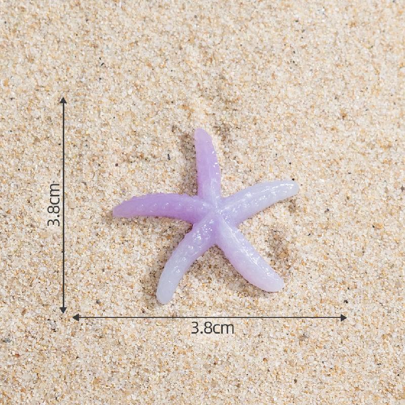 Sao biển và vỏ sò mini resin trang trí ốp điện thoại (ZC-757)