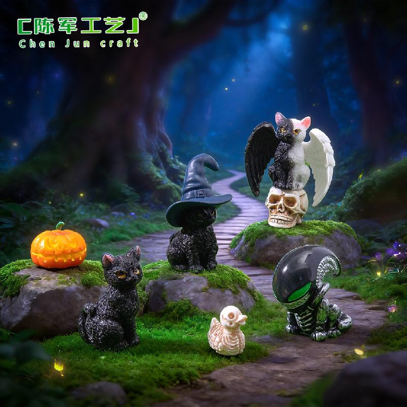 Mèo Song Sinh Halloween Mini (PK-243)