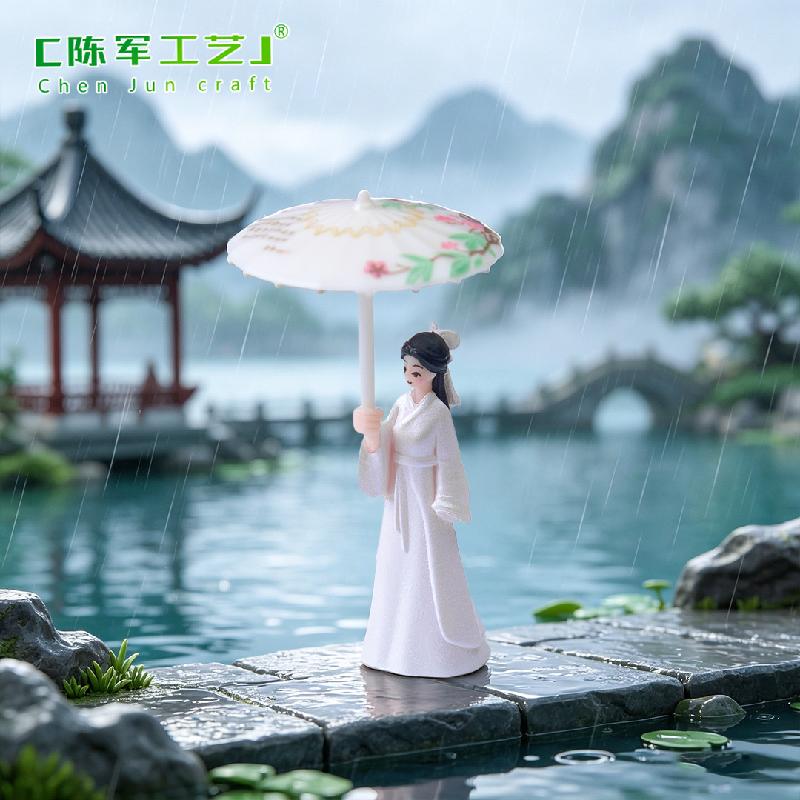 Cặp Đôi Che Ô Cổ Trang Mini (PK-161)