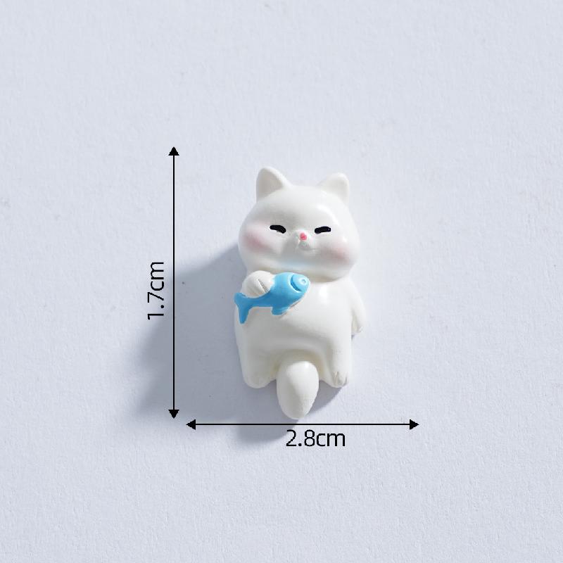 微景观创意迷你小猫娃娃屋 DIY装饰品挂配件迷你汽车载桌面小摆件