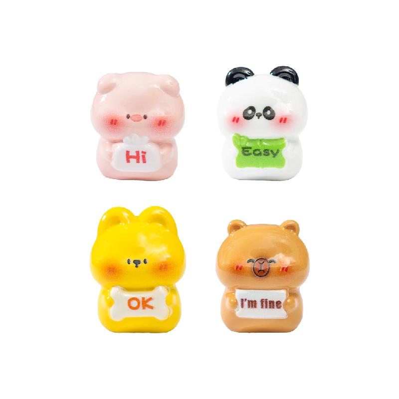 Động vật cầm bảng mini heo chó trang trí (PK-740)