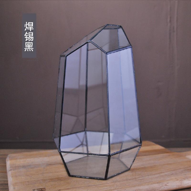 DG-8 Cây thực vật lá cứng, phòng kính thủy tinh, hộp sinh thái nhỏ, quà tặng sáng tạo và hàng loạt cắt lớn