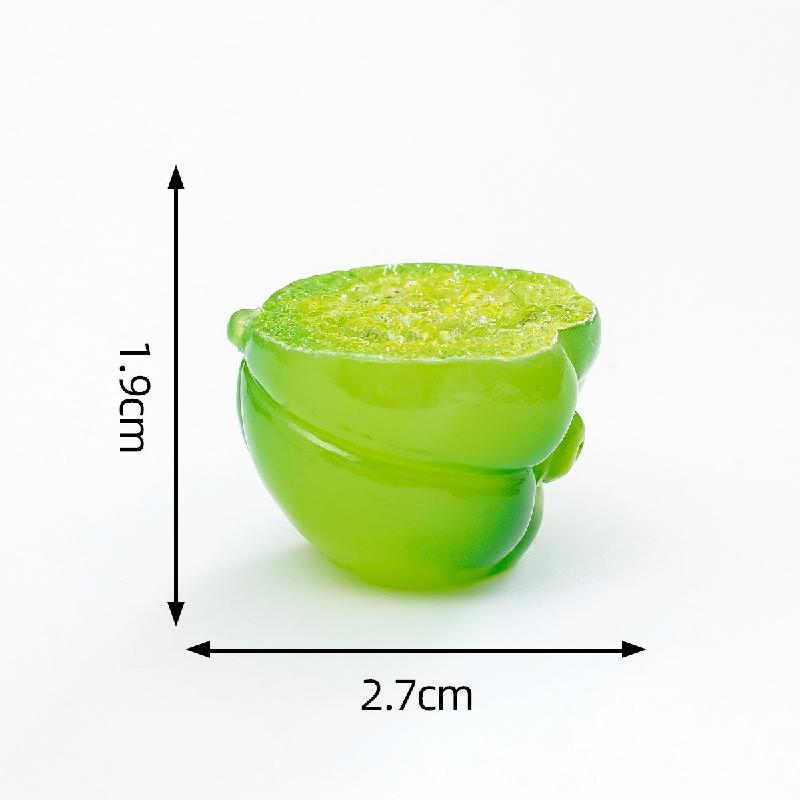 微景观创意夜光半切水果西瓜火龙果萌粒 DIY装饰品配件迷你小摆件