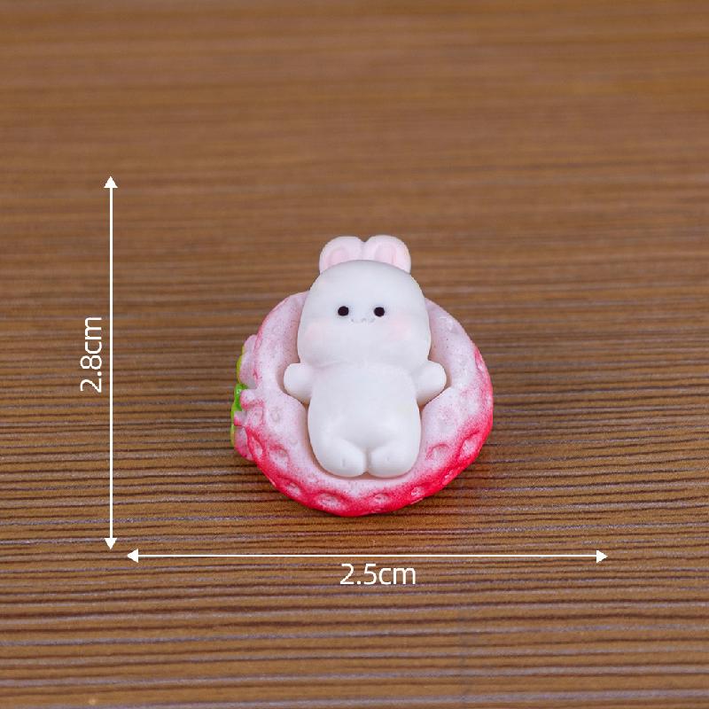 微景观创意躺平十二生肖沙发萌粒公仔 DIY装饰品挂配件迷你小摆件