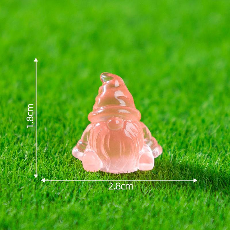 跨境外贸微景观创意夜光矮人园艺造景DIY装饰品配件迷你小摆件