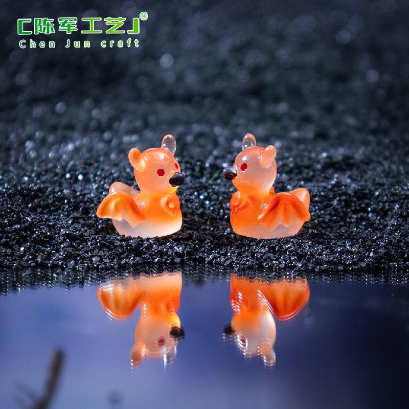 Vịt đầu lâu phát sáng Halloween mini tiểu cảnh (PK-691)