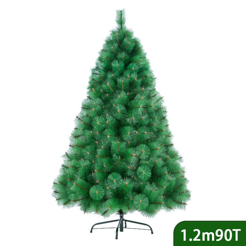 Cây thông Giáng Sinh mini giả 1.5m và 1.22m - cây thông dày đặc với lá thông giả, lý tưởng cho trang trí và quà tặng trong mùa lễ hội.