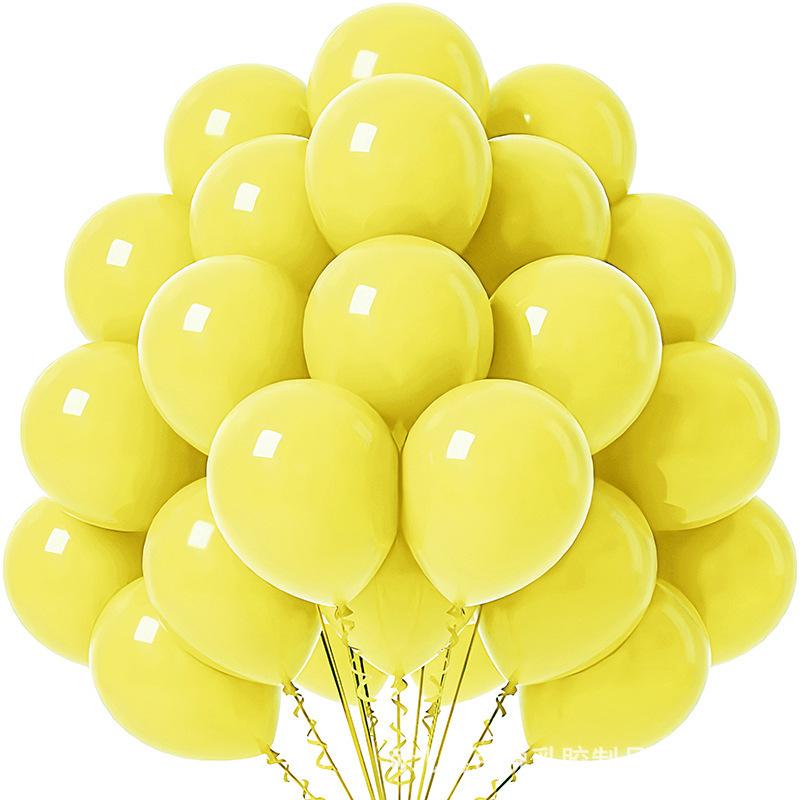Bộ bóng bay 10 inch cho sinh nhật và tiệc cưới, bao gồm dây bóng bay và bóng bay màu macaron cổ điển. Phù hợp cho trang trí tiệc và sự kiện, bán buôn.