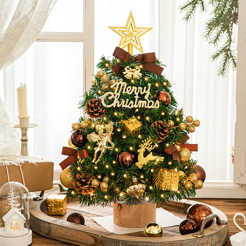 Cây thông Noel mini màu đỏ, kiểu gốc cây, mới 2024. Phụ kiện DIY trang trí Giáng Sinh, lý tưởng cho bàn và không gian lễ hội.