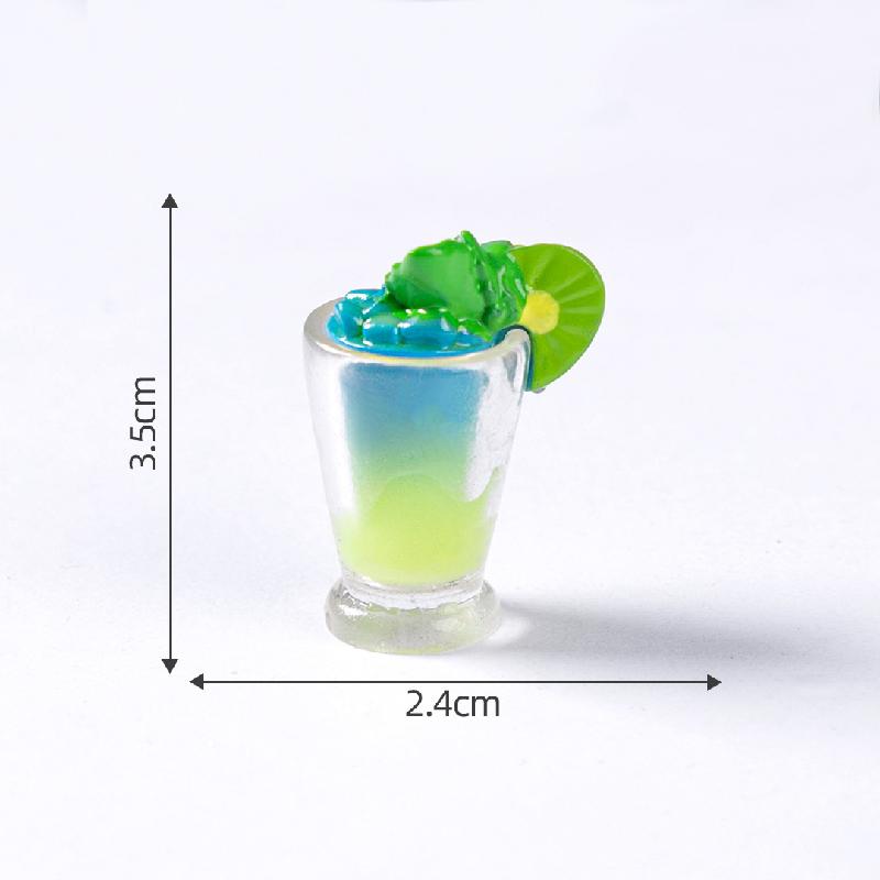 微景观创意仿真饮料冰沙食玩 DIY装饰品盲袋挂配件迷你微缩小摆件