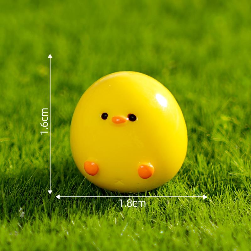 微景观创意可爱蛋壳小鸡仔萌粒 DIY装饰品配件迷你车载桌面小摆件