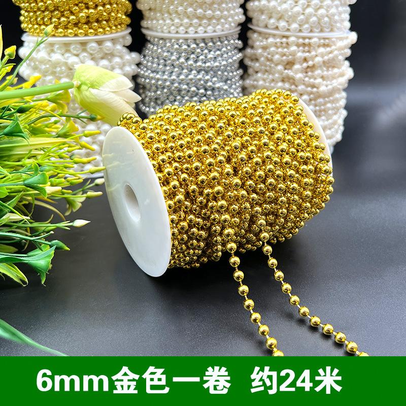 Dây chuỗi ngọc trai giả ABS từ 6-14mm, lý tưởng cho trang trí đám cưới. Đem đến vẻ đẹp sang trọng và tinh tế cho các sự kiện đặc biệt.