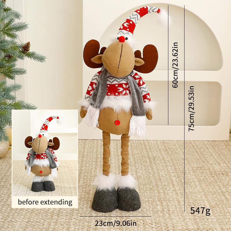 Trang trí Noel: Gnome ông già Noel nhỏ trang trí cửa sổ