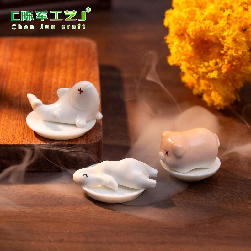 微景观创意光变动物烤鸭烤鸡仿真食玩 DIY装饰配件迷你桌面小摆件