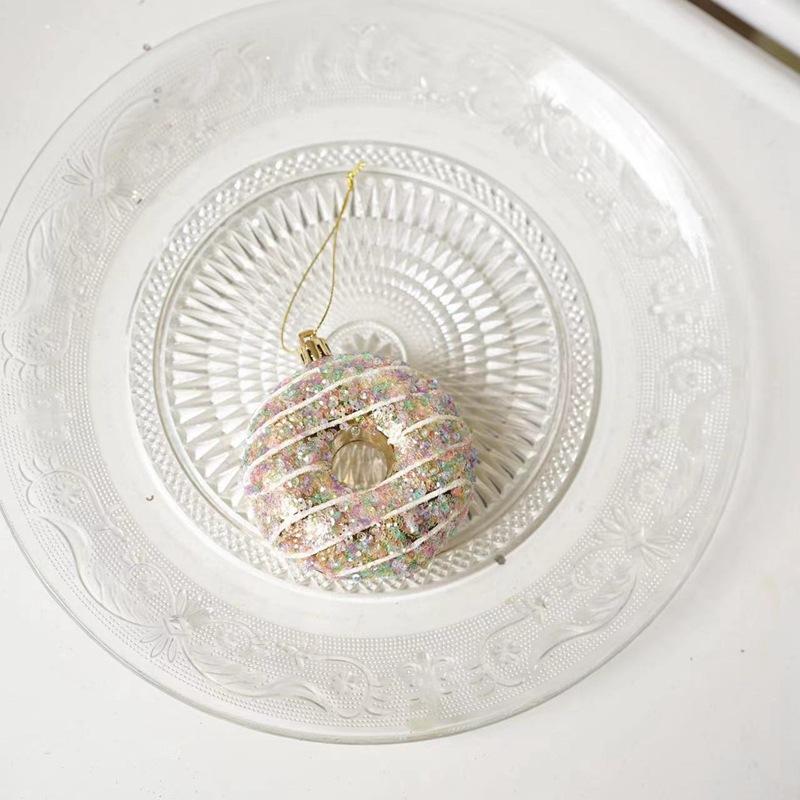 Bộ trang trí Peacetime Giáng Sinh màu vàng sang trọng, phụ kiện cây thông Noel, decor nhà cửa Noel