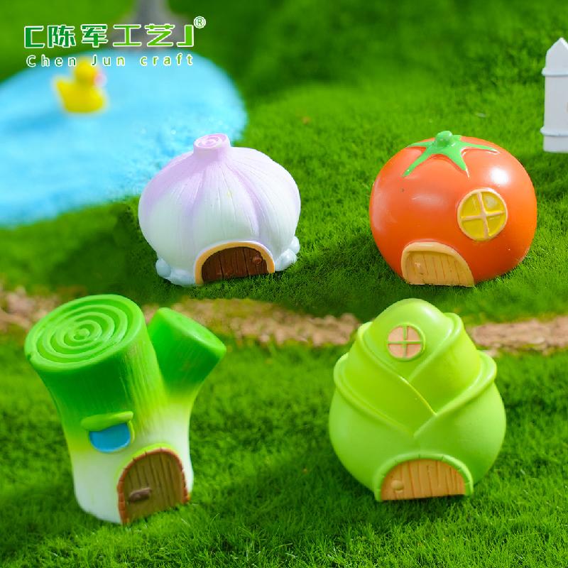 Tiểu cảnh nhà rau củ, nấm, trang trí cây cảnh mini DIY (ZC-231)