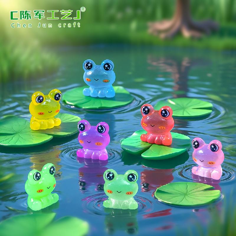 Ếch phát sáng đáng yêu mini trang trí (PK-716)
