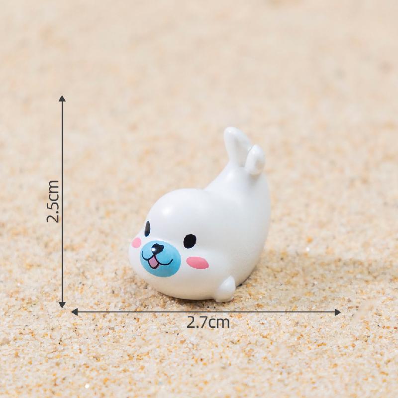 Tiểu cảnh hải cẩu và kỳ lân biển mini trang trí bể cá (ZC-894)