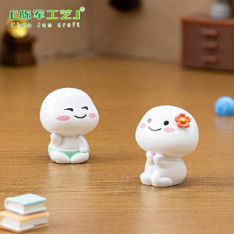 Bánh trôi biểu cảm mini trang trí nhà búp bê (PK-709)