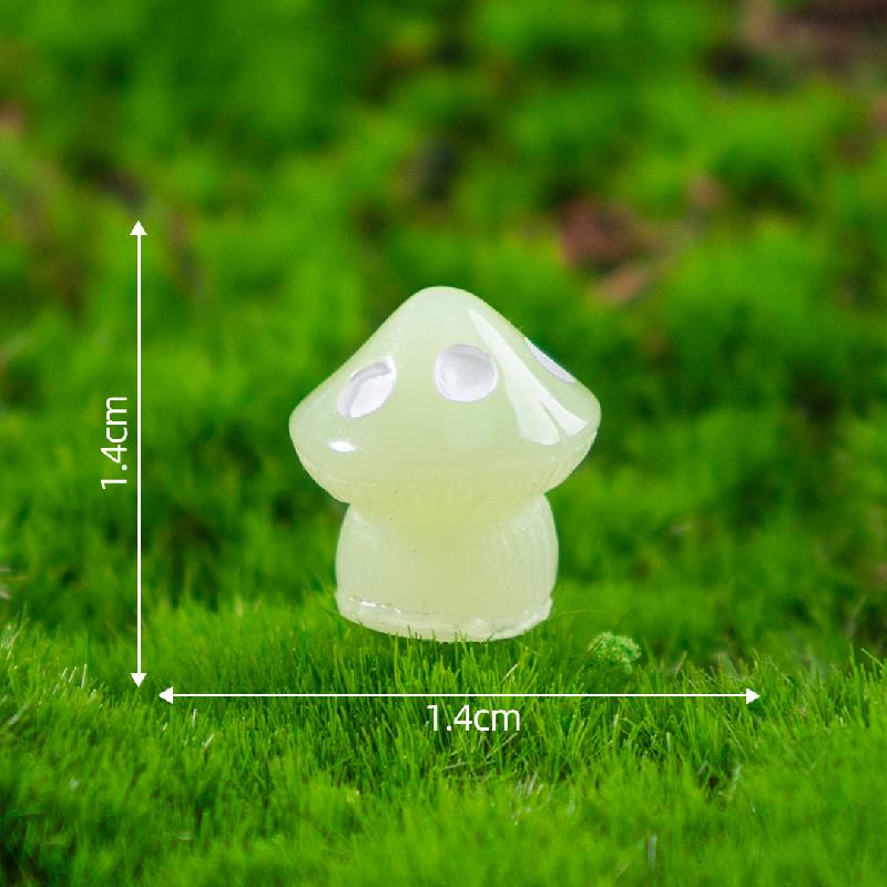 Nấm phát sáng bảy màu trang trí chậu cây rêu DIY (ZC-920)