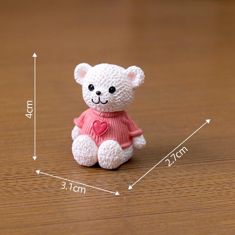 Gia đình gấu dễ thương tiểu cảnh trang trí chậu cây (ZC-835)