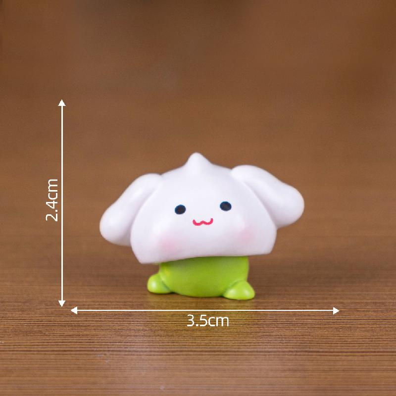 微景观创意可爱甜品抹茶小狗娃娃屋 DIY装饰品配件迷你桌面小摆件