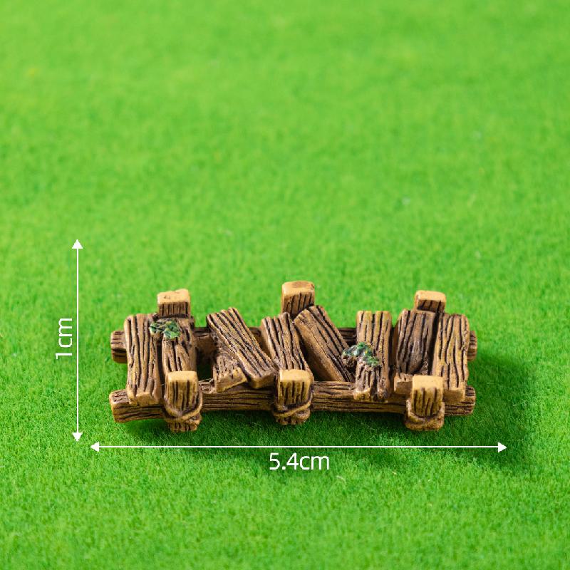 微景观创意木栅栏小桥园艺造景 DIY装饰品配件迷你微缩场景小摆件