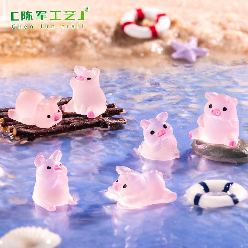 Heo phát sáng – Mô hình heo mini đáng yêu, trang trí bàn (M-582)