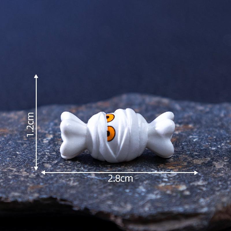 跨境外贸微景观创意南瓜骷髅糖果萌粒 DIY装饰配件迷你桌面小摆件