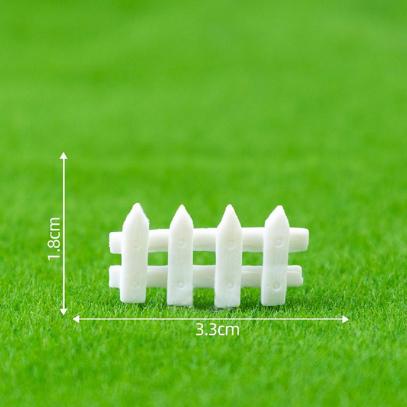 Tiểu cảnh hàng rào 4 màu, trang trí chậu cây mini DIY (ZC-455)