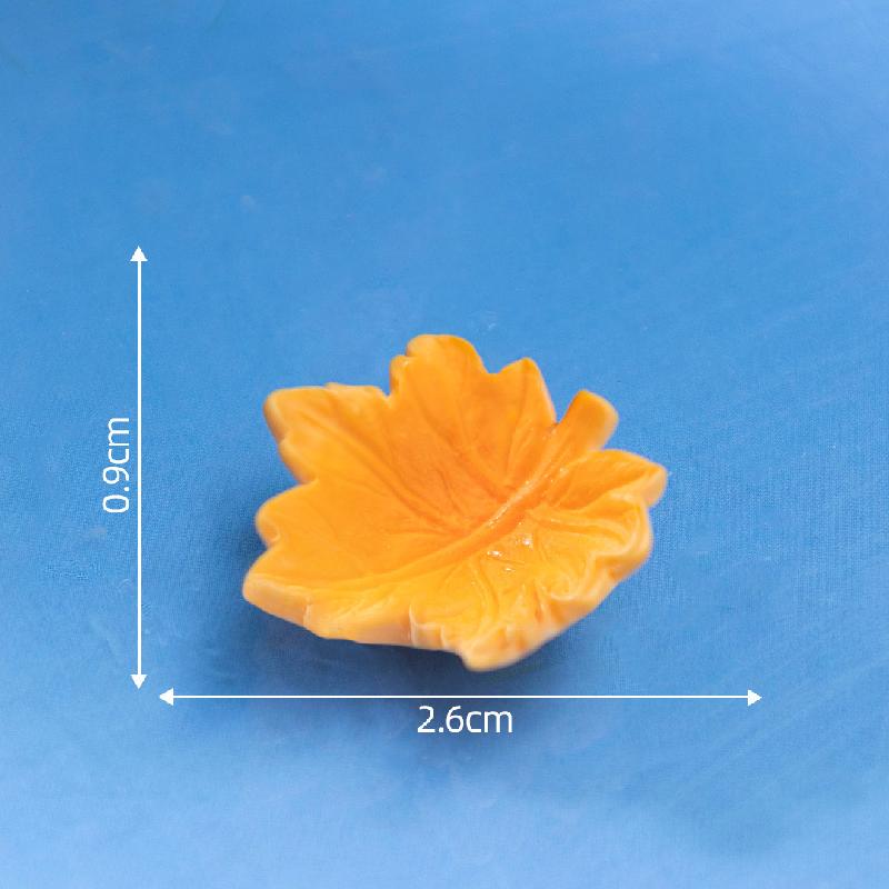 微景观创意漂浮四叶草银杏树叶水族造景 DIY装饰品配件迷你小摆件