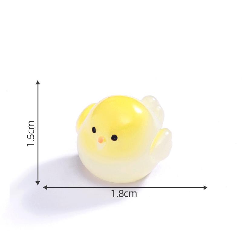 微景观创意小号云雀小鸡萌粒盲袋 DIY装饰品挂配件迷你桌面小摆件