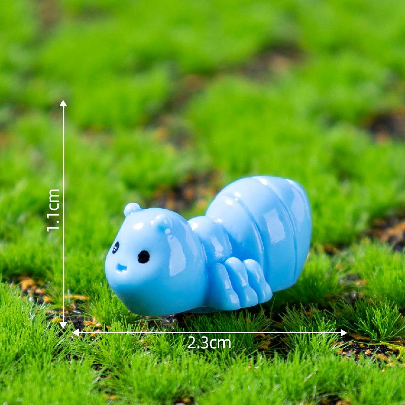 Tiểu cảnh côn trùng phát sáng: kiến, sâu, DIY, phụ kiện bàn tiểu cảnh mini (ZC-538)