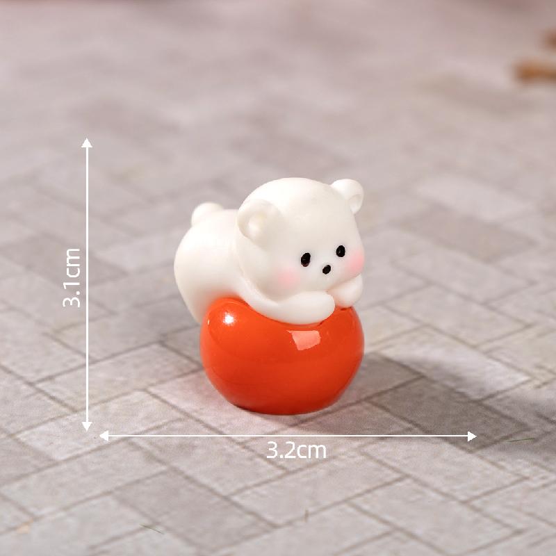 微景观创意好事成双小熊公仔 DIY装饰品挂配件迷你车载桌面小摆件