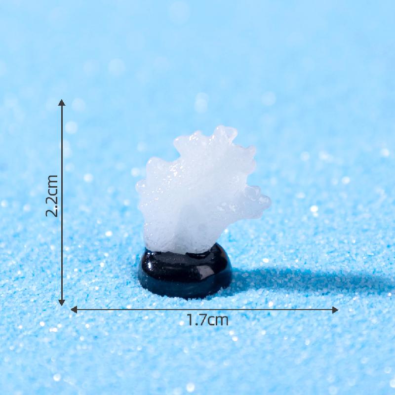 跨境新品微景观夜光小珊瑚 鱼缸海洋造景DIY装饰品配件迷你小摆件