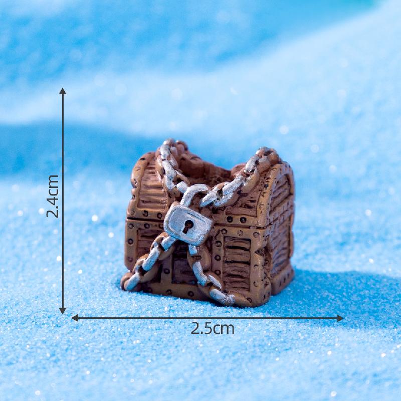 微景观创意金币海底沉物宝藏系列 鱼缸造景DIY装饰品挂配件小摆件