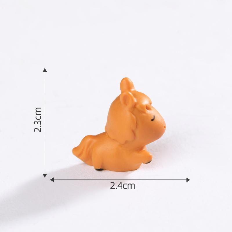 苔藓微景观创意可爱青蛙鳄鱼犀牛小动物公仔 DIY装饰品配件小摆件