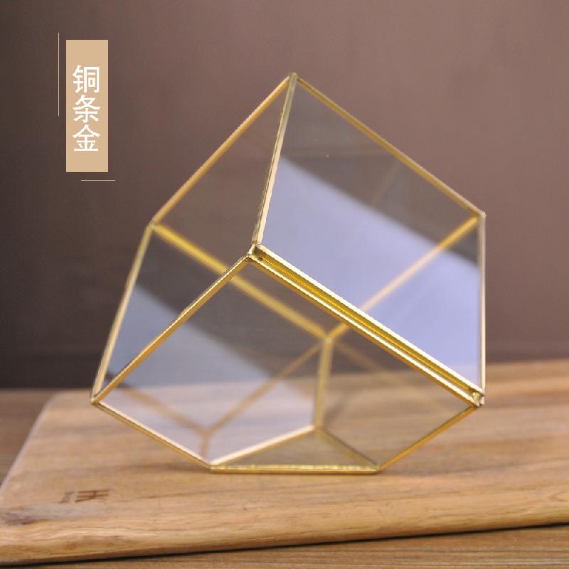 DG-23 Bồn kính hoa sáng tạo, cây hoa không mờ đục, thảo mộc sống đời, cảnh quan nhỏ, bát ăn, đồ trang trí