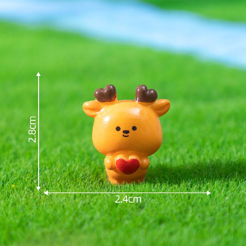 微景观创意可爱小动物园艺造景 DIY装饰品配件迷你车载桌面小摆件