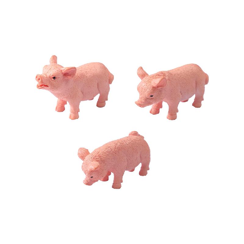 Tiểu cảnh heo chân thực mini trang trí chậu cây DIY (ZC-1121)