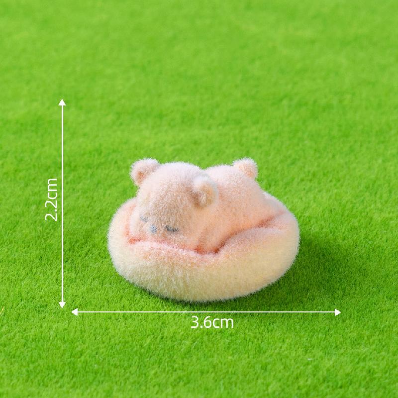 植绒公仔创意可爱小动物系列萌粒 DIY装饰品摆件包包钥匙扣挂配件