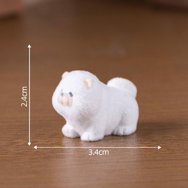 可爱植绒金毛小狗公仔萌粒 DIY装饰品钥匙扣包包挂配件迷你小摆件