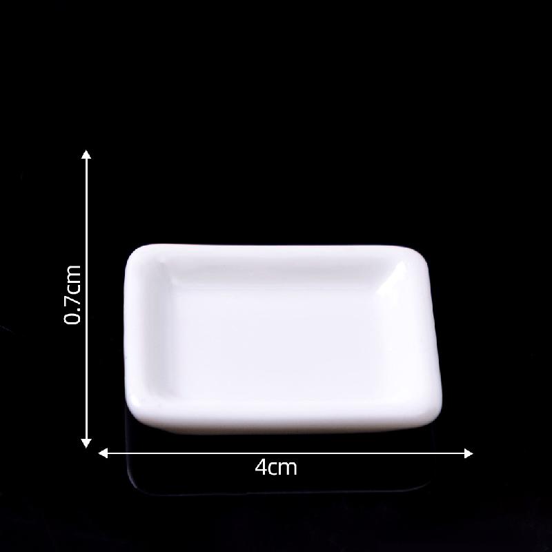 微景观创意陶瓷盘子食玩微缩模型娃娃屋 DIY装饰品配件迷你小摆件