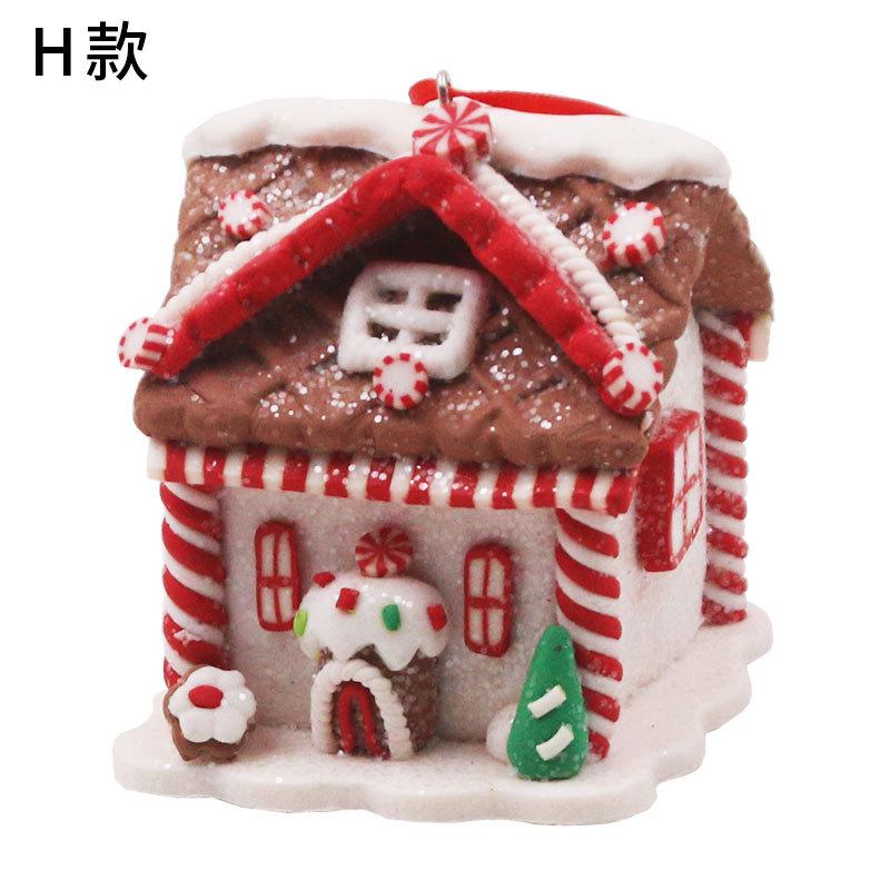 Trang trí Noel: Nhà đất sét sáng tạo, kiểu dáng ngộ nghĩnh