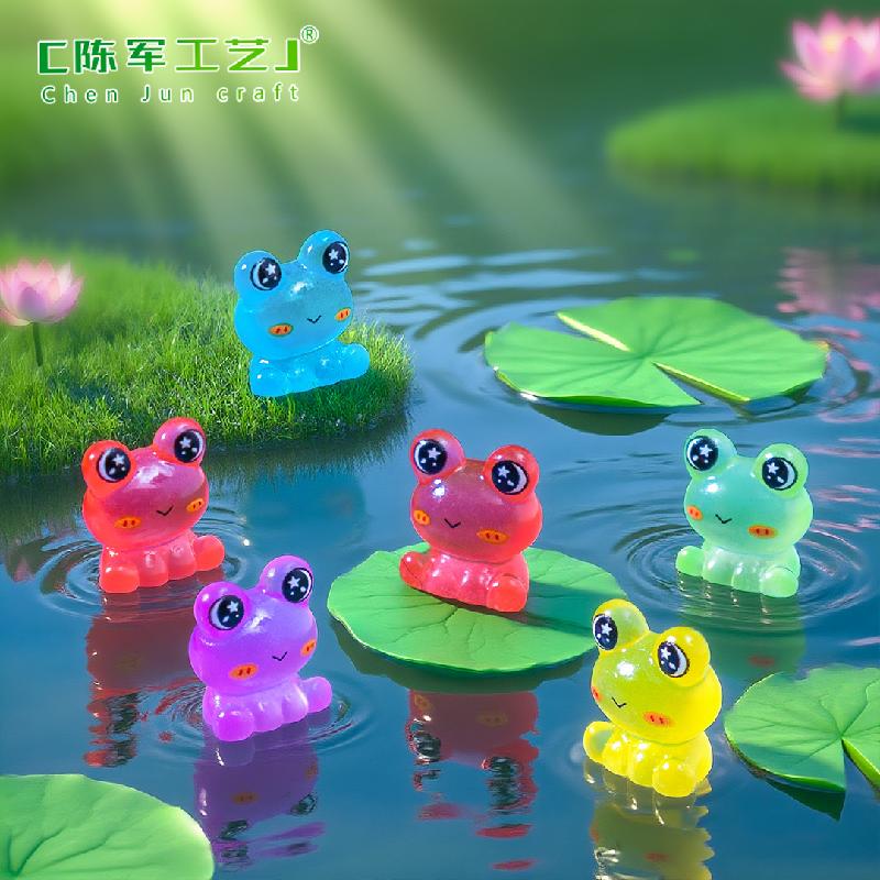 Ếch phát sáng đáng yêu mini trang trí (PK-716)