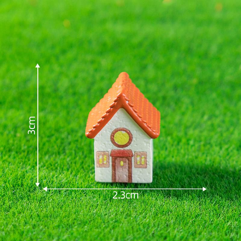 微景观创意欧式复古乡村小房子园艺造景 DIY装饰品配件迷你小摆件