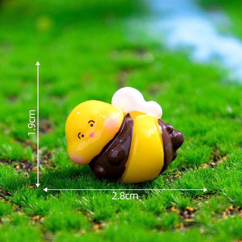 微景观创意贪吃小蜂蜜蜂巢园艺造景 DIY装饰配件迷你小桌面小摆件